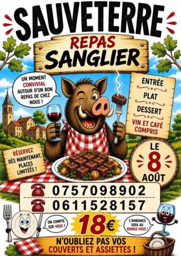 Repas Tournebroche à Sauveterre 
