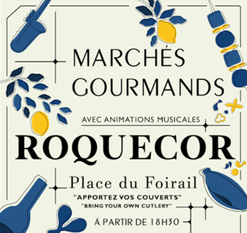 Marché gourmand à Roquecor 
