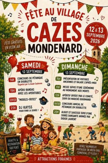 Fête votive de Cazes-Mondenard