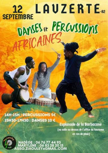 Atelier danses et percussions africaines à Lauzerte