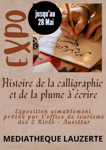 Exposition à la médiathèque de Lauzerte