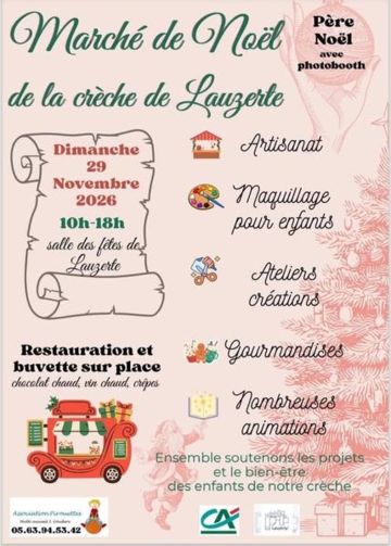 Marché de Noël de la crèche de Lauzerte 