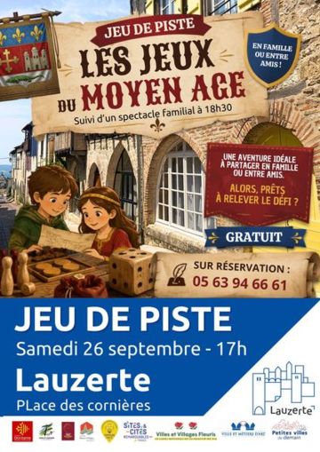 Jeu de piste à Lauzerte : les jeux du Moyen Age