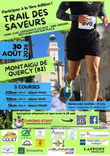 Trail des Saveurs à Montaigu de Quercy 