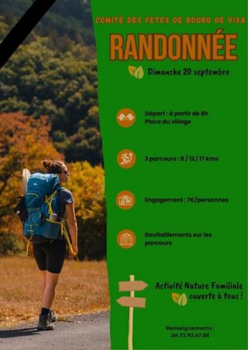 Randonnée au départ de Bourg de Visa