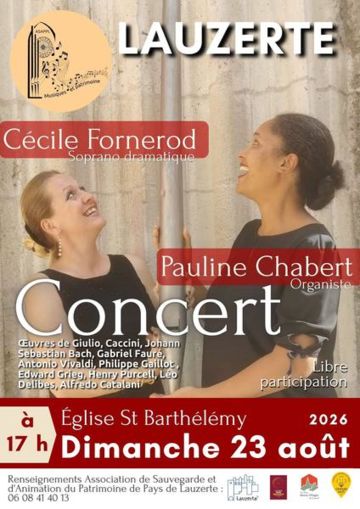 Concert à l'Eglise St Barthélémy à Lauzerte