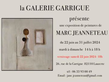 Exposition à la Galerie Garrigue 
