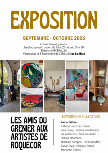 Expo à la galerie Grenier aux Artistes 