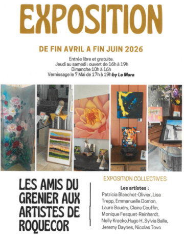 Expo à la galerie Grenier des Artistes 