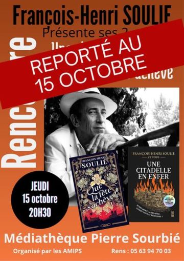 Report de date - Rencontre avec François-Henri Soulié