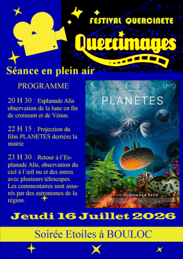 Soirée étoiles à Bouloc 