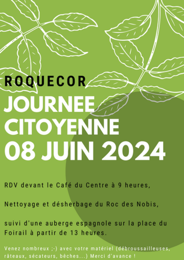 Journée citoyenne de Roquecor 