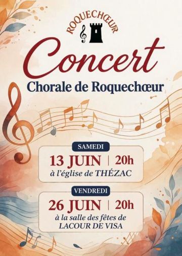 Concert de Roquechoeur à Lacour 
