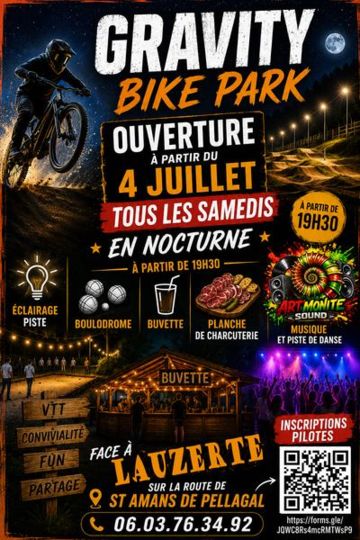 Gravity bike park