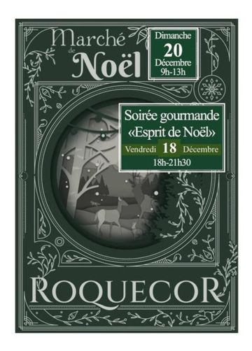 Soirée gourmande de Noël à Roquecor 