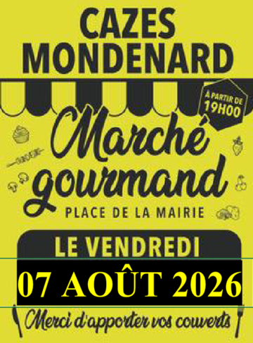 Marché Gourmand à Cazes-Mondenard 