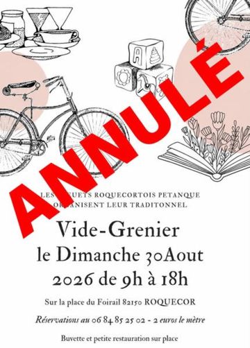 Vide-grenier à Roquecor 