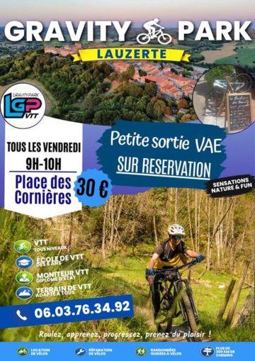 Sortie en vélo électrique avec la Boutique du Gravity à Lauzerte 