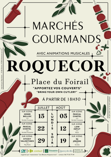 Marché gourmand de Roquecor 