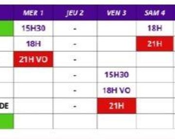 Au cinéma du 1er au 7 avril 