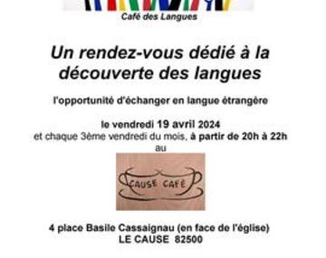 Café des langues - RDV 
