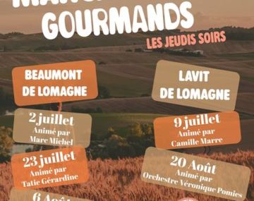 Marché gourmand nocturne 