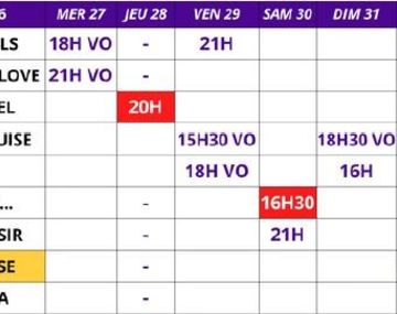Au cinéma du 27 mai au 2 juin 