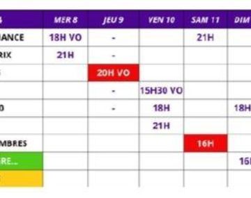 Cinéma du 8 au 14 avril 