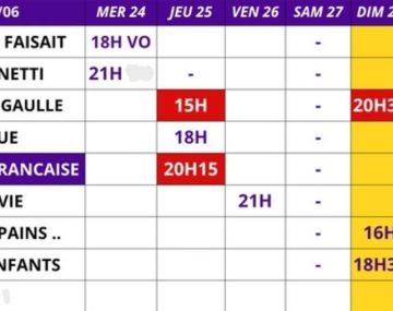 Au cinéma du 24 au 30 juin 