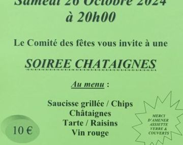 Soirée Châtaignes 