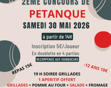 Concours pétanque 