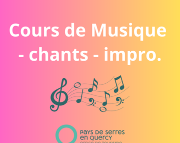 Cours de Musique - chants - impro. 