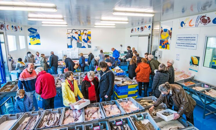 lf-lorient-poissAu coeur du port de pêche de Keroman, la mer en libre service chez Moulin Lorient Marée à Lorient, Bretagne Sud (Morbihan, 56)rie-moulin-vue-gene-3-13244