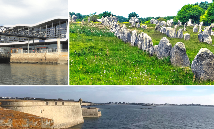 Avec Tourisme Linguistique à Pont-Scorff près de Lorient, vous découvrirez base des sous-marins, Port-Louis, Carnac (Morbihan, 56)