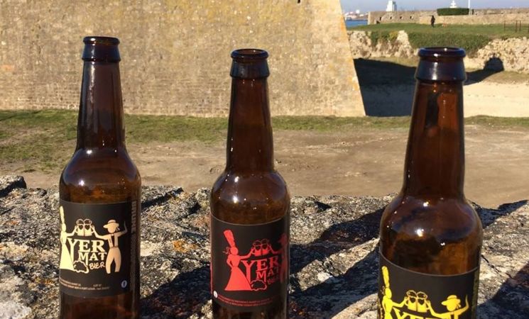 Blondes, ambrées ou brunes, les bières de la microbrasserie Yermat Bier de Locmiquélic, proche Lorient Bretagne Sud (Morbihan, 56)