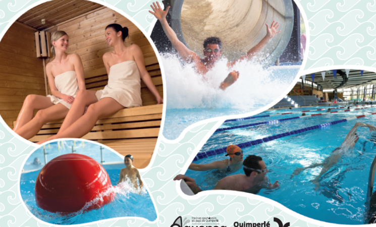 Centre Aquatique Aquapaq à Quimperlé, piscine, toboggans et espace bien-être (Finistère, 29)
