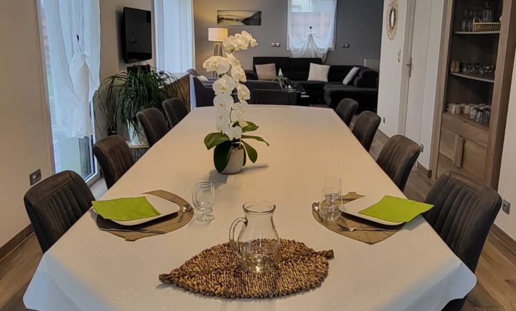 chambres d'hôtes 11 personne à Guidel avec grande table de dîner, maison moderne et chaleureuse (Morbihan, 56)