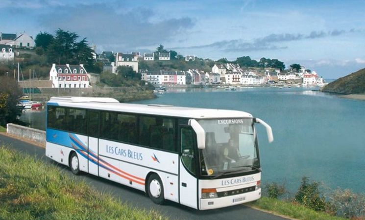 Découverte des plus beaux sites de l’île avec les Cars Bleus à Belle-Ile-en-Mer, proche Lorient Bretagne Sud (Morbihan, 56)