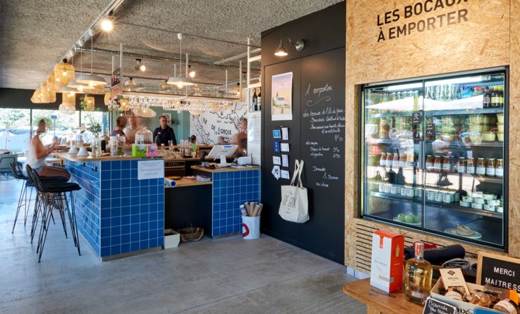 Epicerie fine, produits artisanaux et locaux, restaurant-boutique Groix Et Nature, Lorient Bretagne Sud (Morbihan, 56)