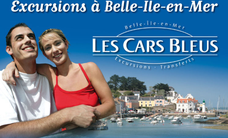 Excursions à bord des Cars Bleus à Belle-Ile-en-Mer, proche Lorient Bretagne Sud (Morbihan, 56)