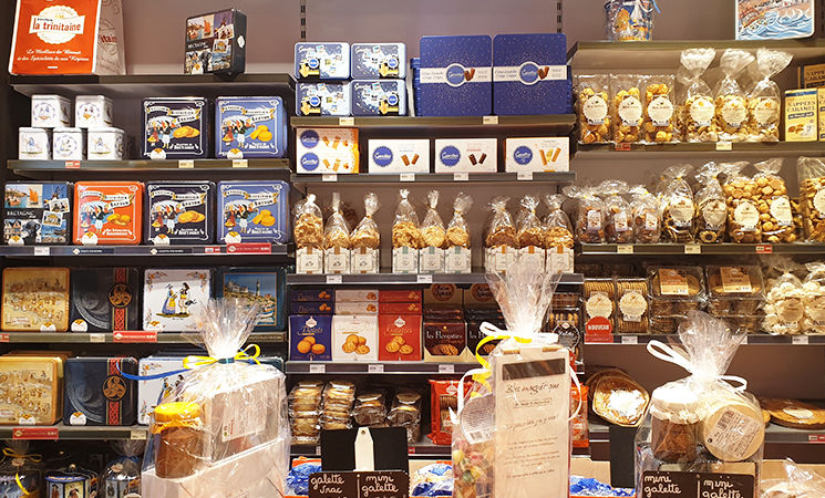 Galettes au beurre, idées cadeaux bretons au magasin La Trinitaine à Lorient, Bretagne Sud (Morbihan, 56)