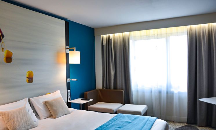 Hôtel Mercure centre ville 4 étoiles, hôtel Accor, 1 des 58 chambres confort vue sur le parc Jules Ferry à Lorient Bretagne Sud (Morbihan, 56)