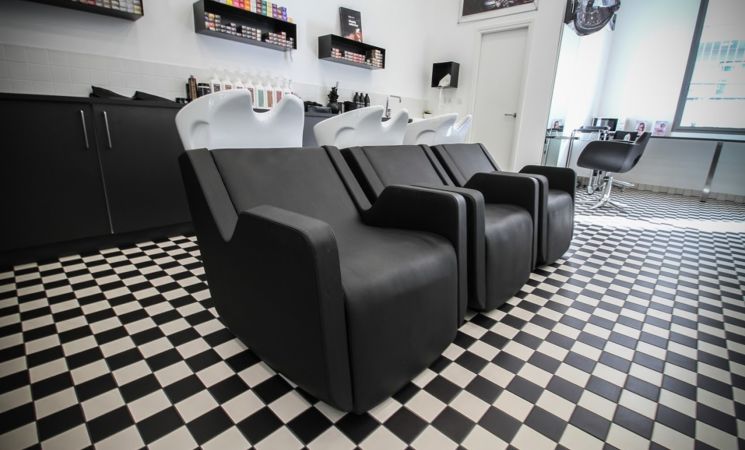 L'espace bac du salon Chic-Choc Coiffure Esthétique à Lorient, Bretagne Sud (Morbihan, 56)