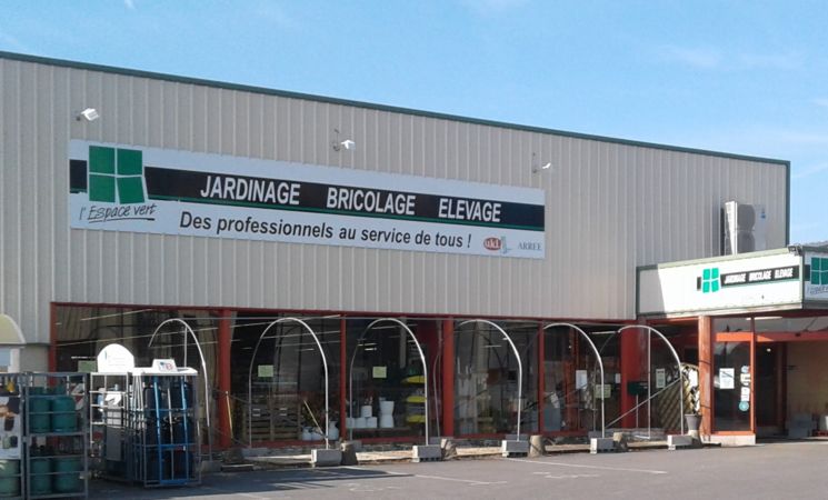 L'Espace Vert, votre magasin de jardinage, bricolage, élevage, des professionnels au service de tous, à Languidic, proche de Lorient (Morbihan, 56), en Bretagne Sud