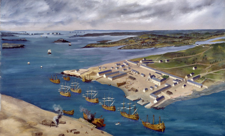 L'histoire du commerce maritime au Musée de la Compagnie des Indes dans la Citadelle de Port-Louis, Musée d'Art et d'Histoire de la Ville de Lorient (Morbihan, 56)