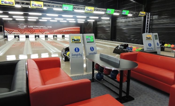 Le bowling du centre multiloisirs Métropolis à Lanester, proche Lorient Bretagne Sud (Morbihan, 56)