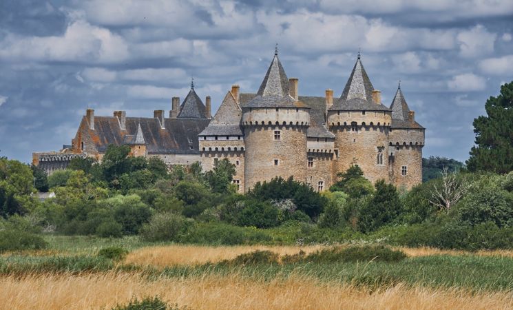 Le domaine des Ducs de Bretagne: le Château de Suscinio et son domaine à Sarzeau, proche Lorient (Morbihan, 56)
