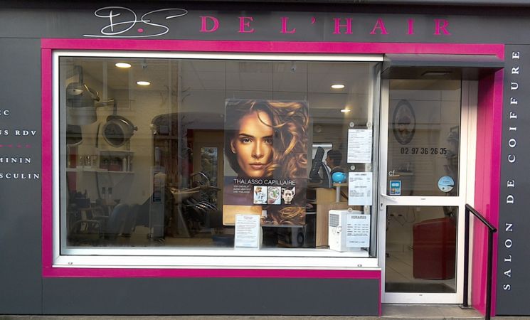 Le salon de coiffure D.S. de l'Hair à Hennebont, proche Lorient Bretagne Sud (Morbihan, 56)