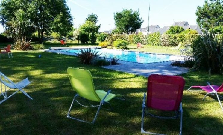 Les logis de Kerdiren à Guidel, hébergement insolite avec piscine extérieure (Morbihan, 56)