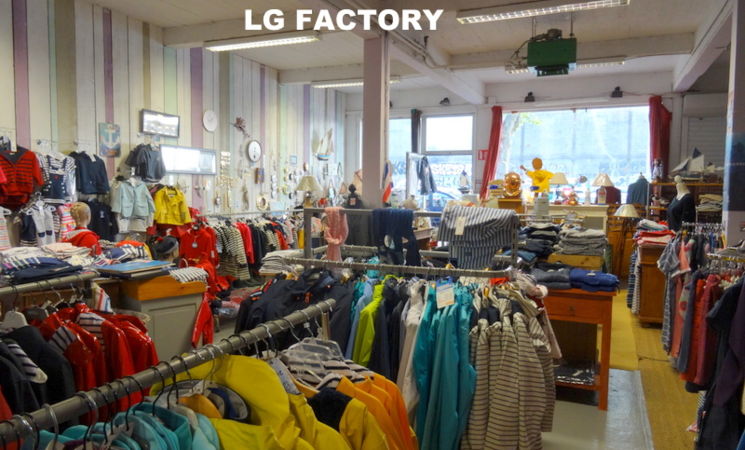  LG Factory au port de pêche Kéroman de Lorient, grand choix de vêtements marins à Lorient Bretagne Sud (Morbihan, 56)